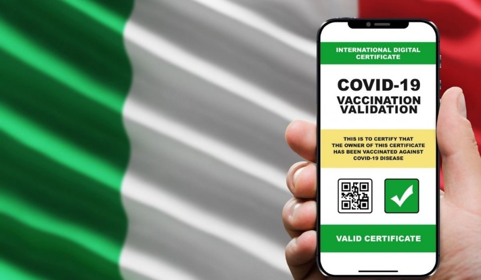 Certificatul verde a crescut miraculos dorința italienilor de a se vaccina. Creștere de 200% în unele localități a trendului de vaccinare