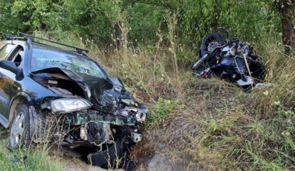 Motociclist polonez, omorât de un șofer român beat, într-un accident teribil în Novaci, Gorj