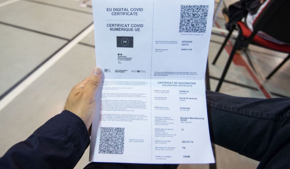 Certificatele digitale COVID, singurele acceptate la frontierele UE începând de vineri