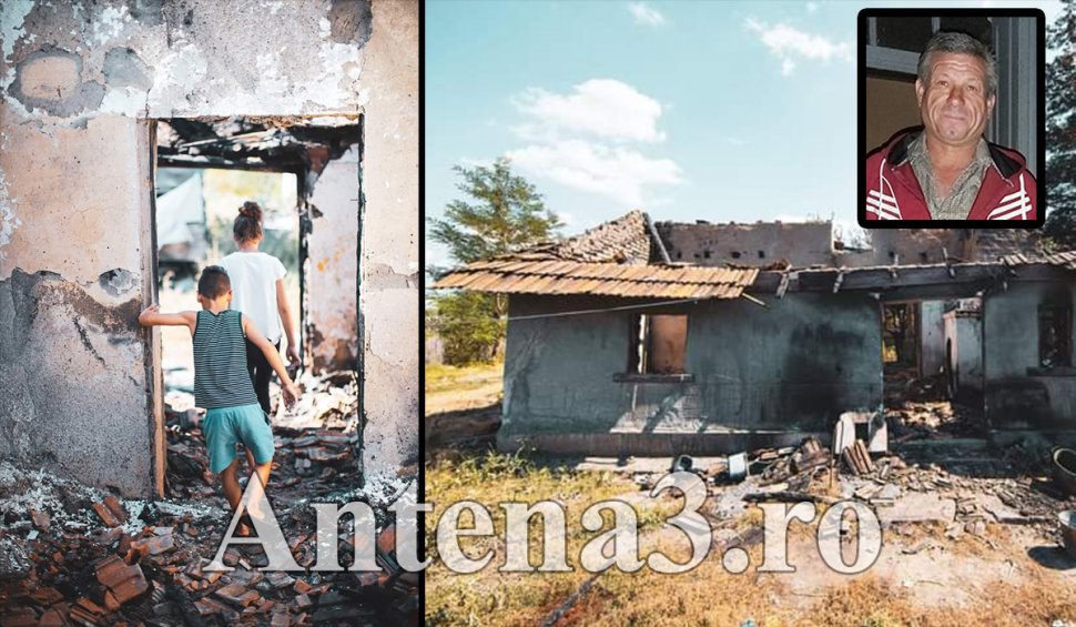 Mobilizare impresionantă într-un sat din Călăraşi după ce tatăl a doi copii a ars de viu, sub ochii fiului de 8 ani. Localnicii au sărit să construiască o nouă casă