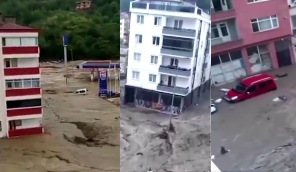 După incendii, potopul. Cel puțin 17 oameni au murit în Turcia, în inundații produse fulgerător în urma precipitațiilor masive