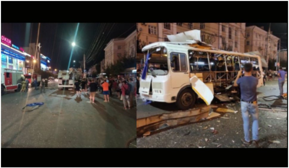 Un autobuz plin de călători a explodat în Rusia