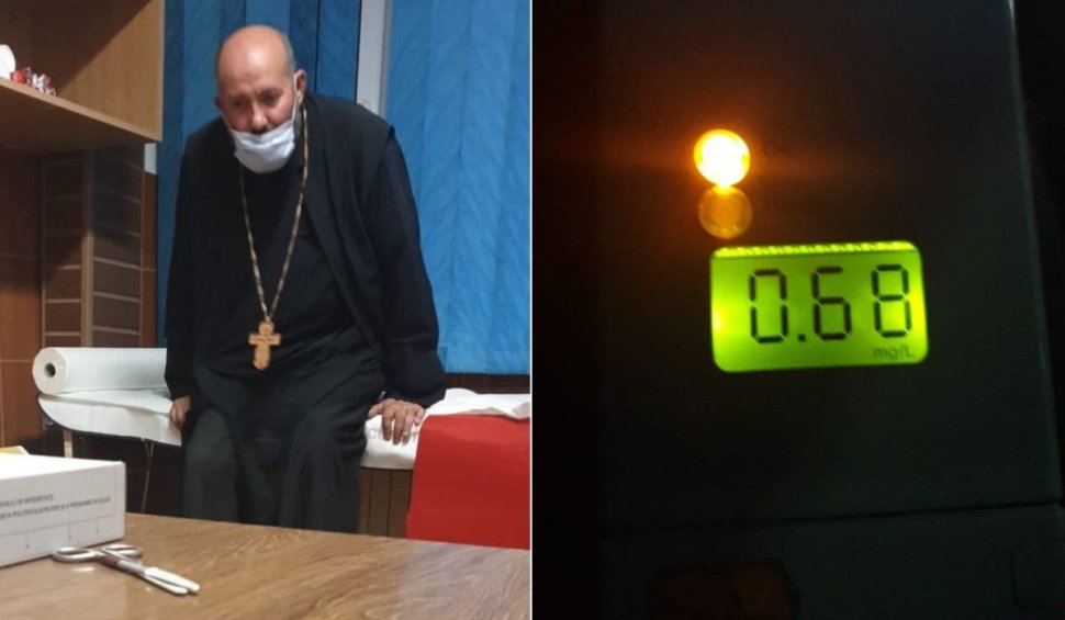 Un preot din Constanţa a mărturisit spre iertarea păcatelor, după ce poliţiştii l-au prins în timp ce conducea beat