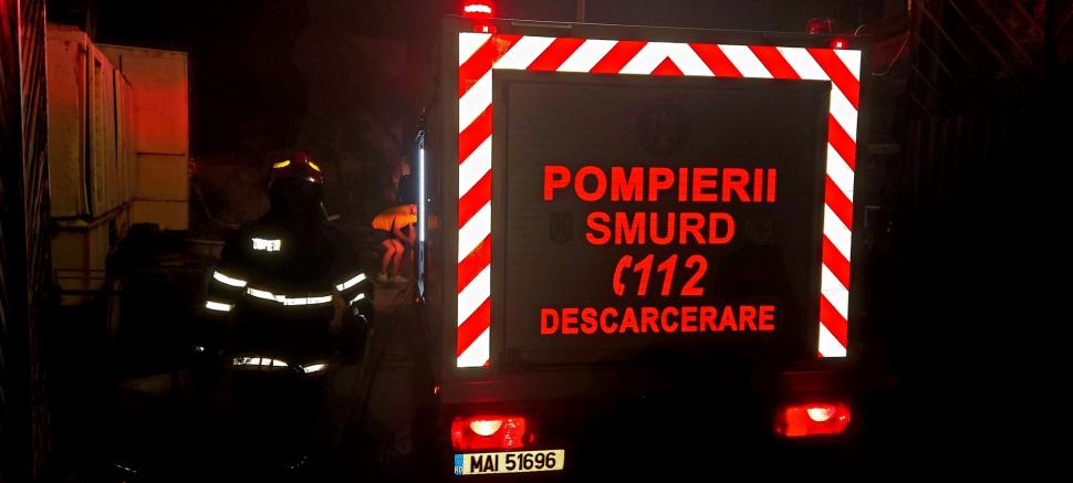 Incendiu lângă un hotel din Giurgiu. Mai multe persoane au fost evacuate 724510