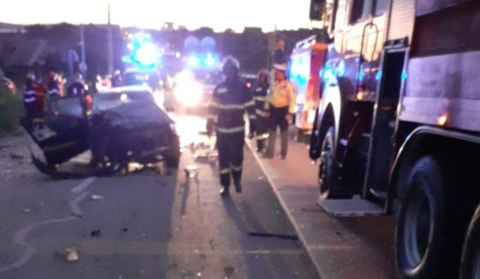 Accident grav în Tureni, Cluj. Un bărbat a murit pe loc, în urma coliziunii dintre două autoturisme