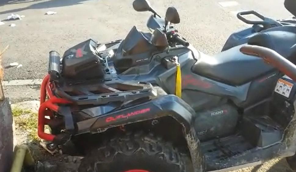 O femeie şi un copil au fost loviţi de un ATV pe o trecere de pietoni din Arad. Şoferul a fugit de la locul accidentului 725334