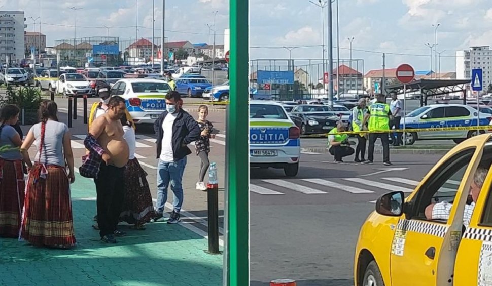 Copil de 12 ani, înjunghiat în parcarea unui mall din Sibiu, într-o încăierare cu peste 20 de persoane