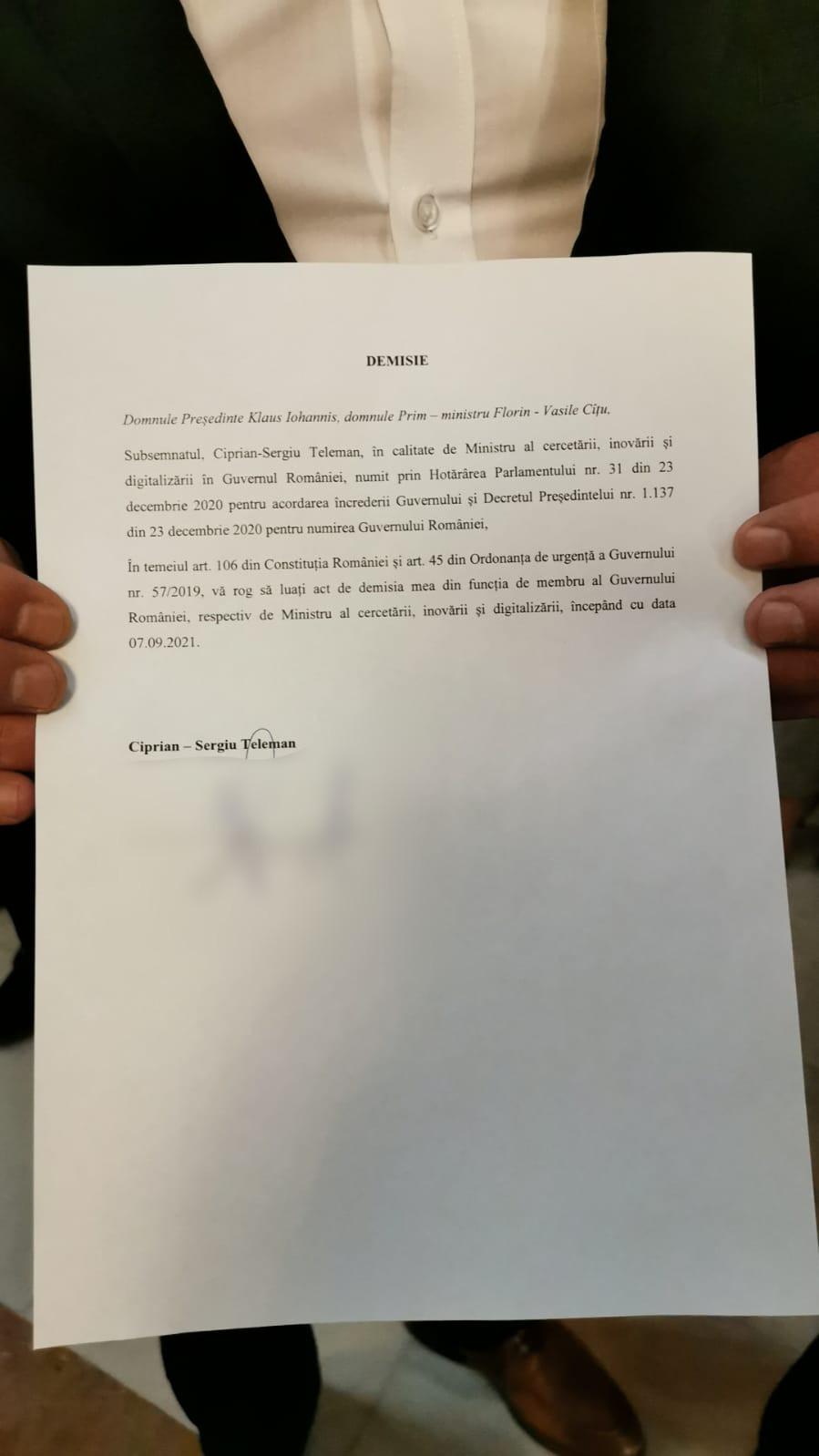 Dan Barna a anunțat demisiile miniștrilor USR: ”Florin Cîțu a dinamitat această coaliție” 725592
