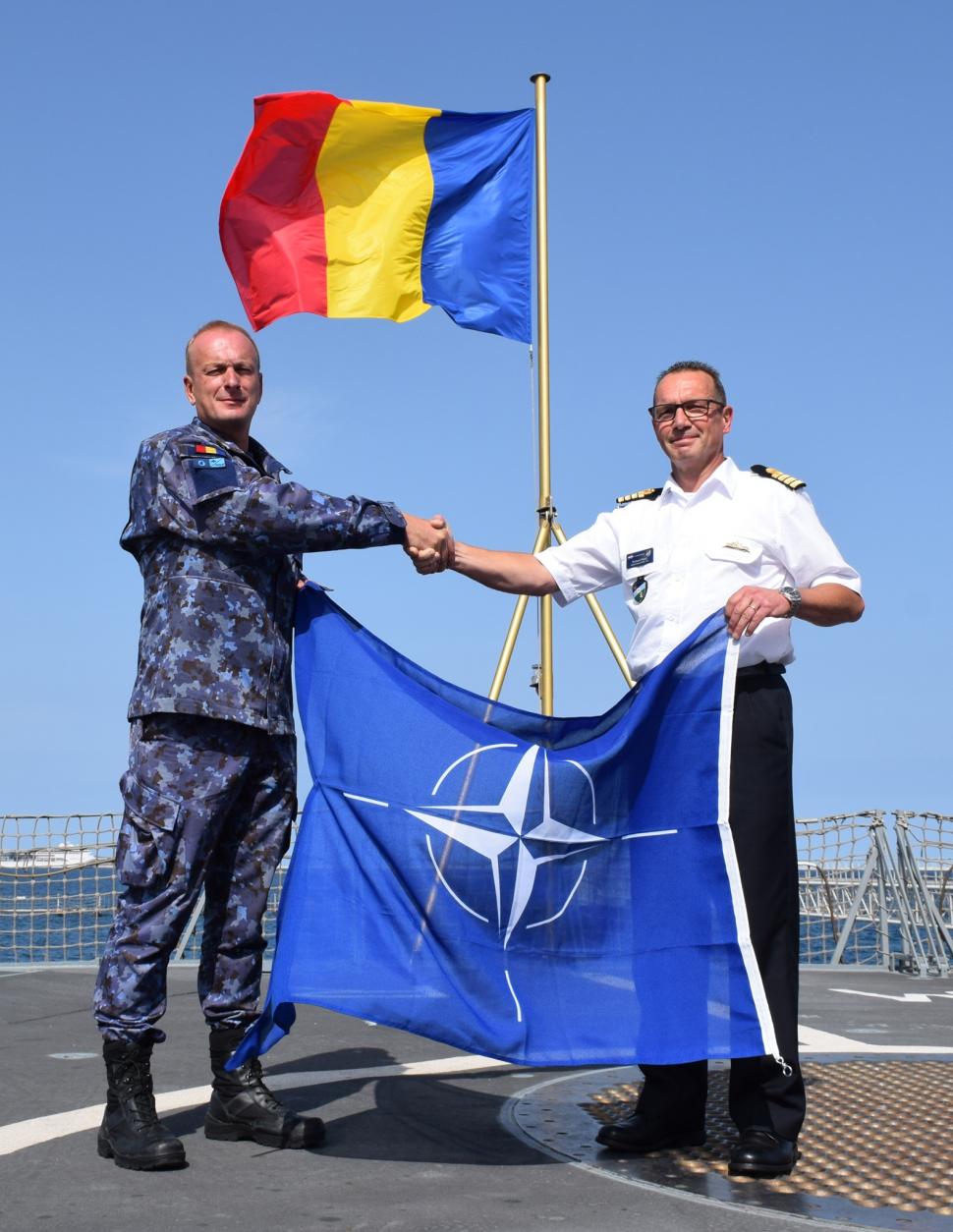 Forțele Navale Române au preluat comanda NATO a Operației "Sea Guardian" din Marea Mediterană 725464