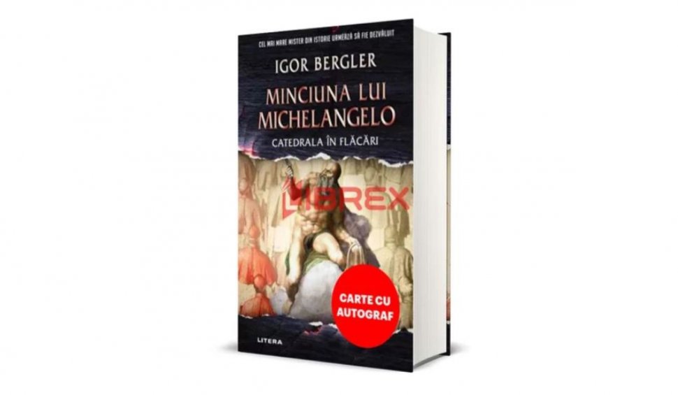 Minciuna lui Michelangelo este disponibilă cu precomandă la LIBREX, începând cu 16 septembrie
