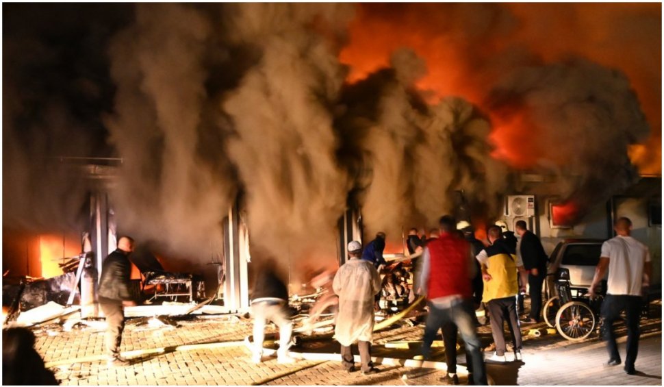 Incendiu cu zeci de morți într-un spital COVID-19 din Macedonia de Nord