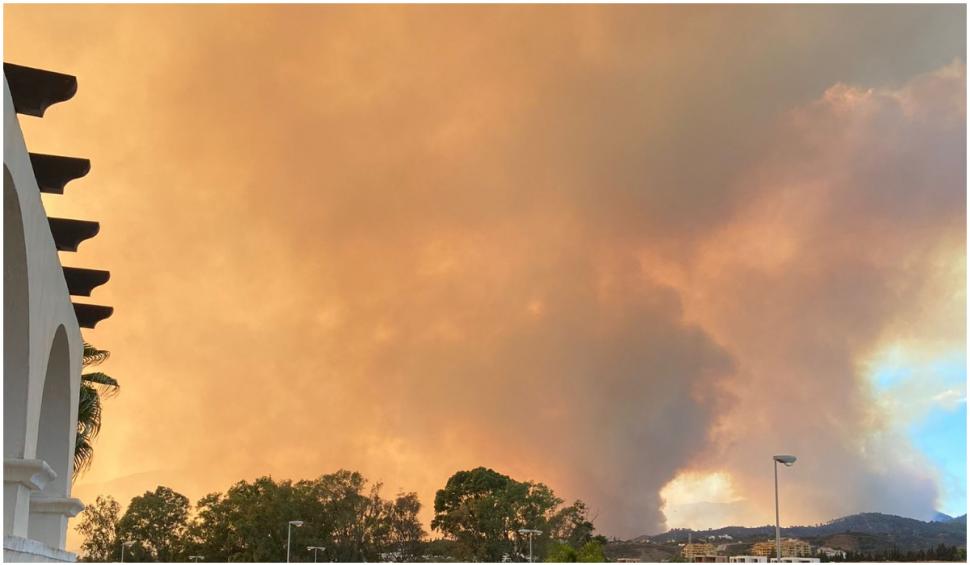 Incendiile fac ravagii în sudul Spaniei: 1 pompier a murit și 1.000 de oameni au fost evacuați 726260