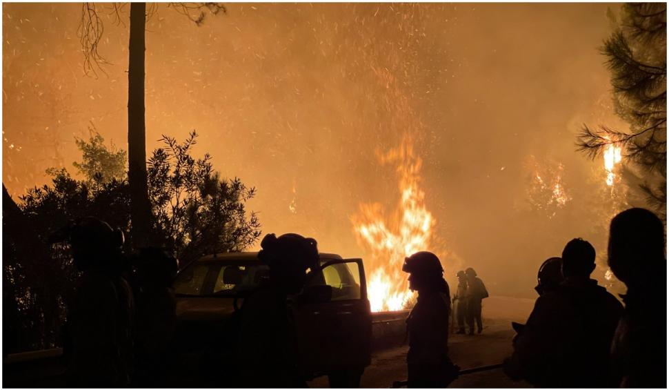 Incendiile fac ravagii în sudul Spaniei: 1 pompier a murit și 1.000 de oameni au fost evacuați 726266