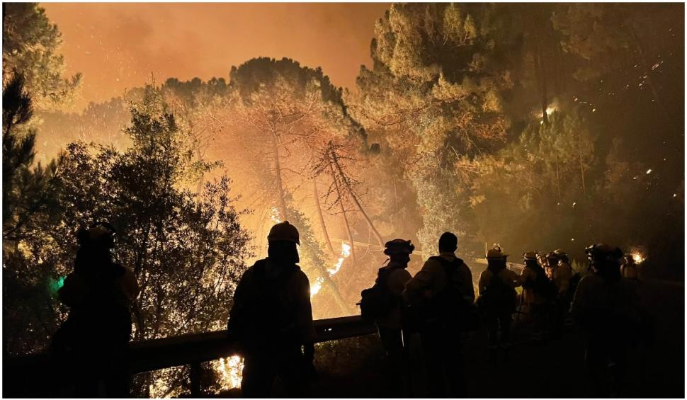 Incendiile fac ravagii în sudul Spaniei: 1 pompier a murit și 1.000 de oameni au fost evacuați 726267