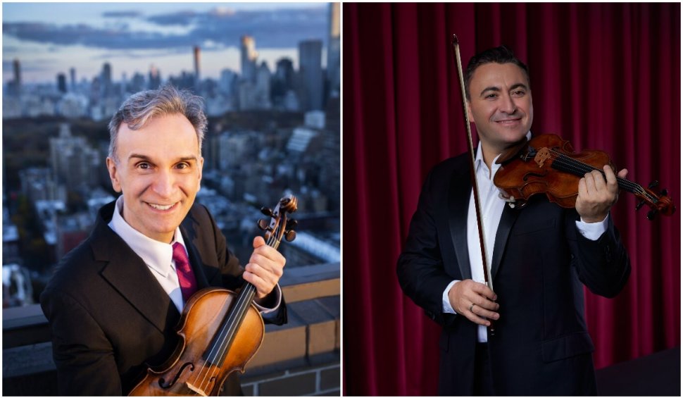 Doi mari violoniști ai lumii, Gil Shaham și Maxim Vengerov, încântă publicul din România cu talentul și viorile lor Stradivarius 