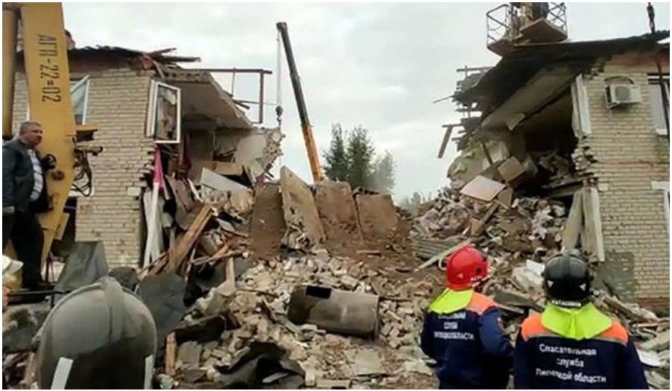 Trei oameni au murit în urma unei explozii într-un bloc din Rusia
