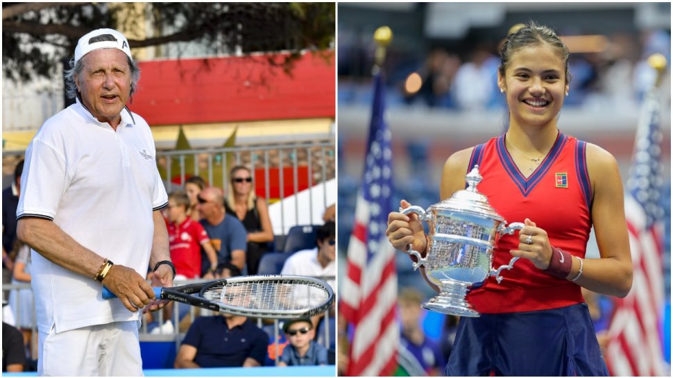Ilie Năstase, despre Emma Răducanu, noua campioană de la US Open: "Tatăl este antrenorul ei şi este foarte dur cu ea!"