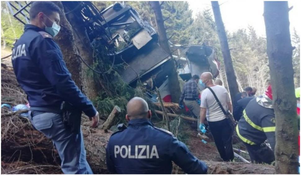 Singurul supraviețuitor al accidentului de telecabină din Italia, un băiețel de 6 ani, a fost răpit de bunic și dus în Israel 726554