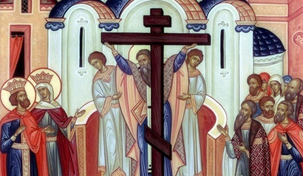 Calendar ortodox 14 septembrie 2021. Sărbătoare cu cruce roşie de Înălţarea Sfintei Cruci