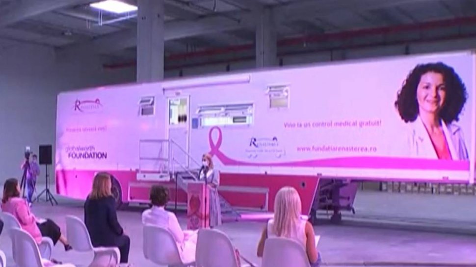 Caravană mobilă pentru depistarea cancerului de col uterin