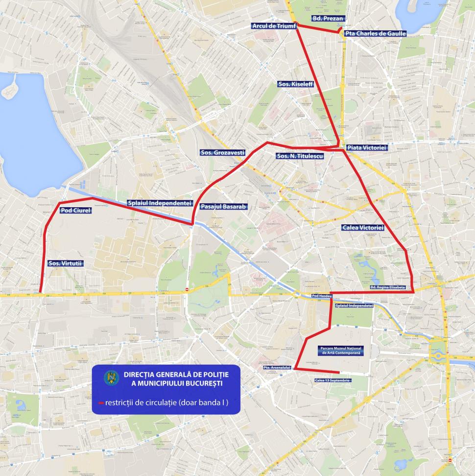 Restricții de trafic în weekend, pe mai multe artere din Capitală. Anunţul făcut de STB 727084