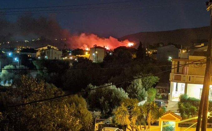 Incendiile de vegetație au reizbucnit în apropiere de Atena. Există suspiciuni că focul a fost pus intenționat 727825