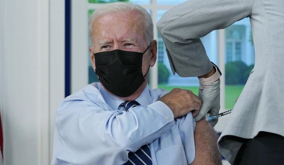 Președintele american Joe Biden s-a vaccinat cu doza a treia