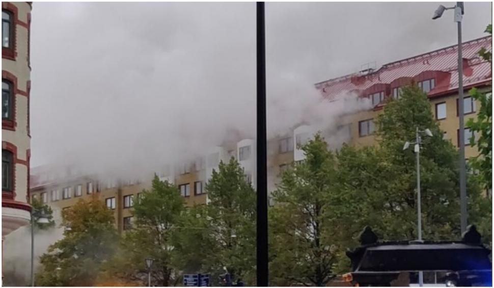 25 de oameni au fost răniți într-o explozie care a avut loc în centrul orașului Goteborg 728965