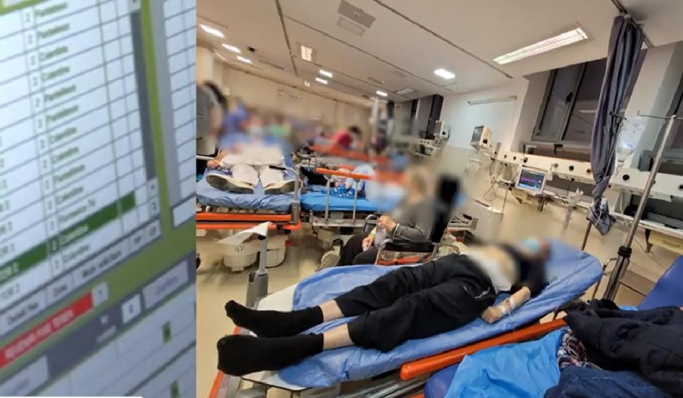 Spitalul Universitar din București, sufocat de cazuri COVID-19. Pacienții stau pe holuri 729086