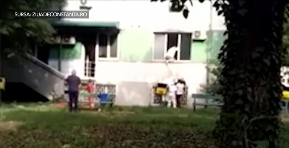 Bolnavi cu tuburi de oxigen scoşi în stradă şi oameni resuscitaţi în curte, după incendiul de la Spitalul de Boli Infecțioase din Constanţa 729532