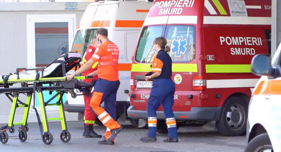 Un bărbat internat la Spitalul Judeţean din Timişoara a căzut în gol de la etajul nouă