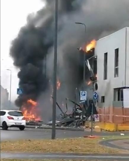 Un avion românesc s-a prăbuşit lângă Milano. Opt morţi, printre care doi români 729849