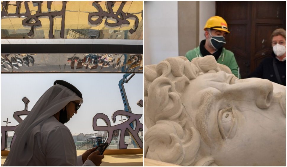 Scandal la Dubai Expo 2020: Statuia lui David de Michelangelo, cenzurată de organizatori din motive de nuditate