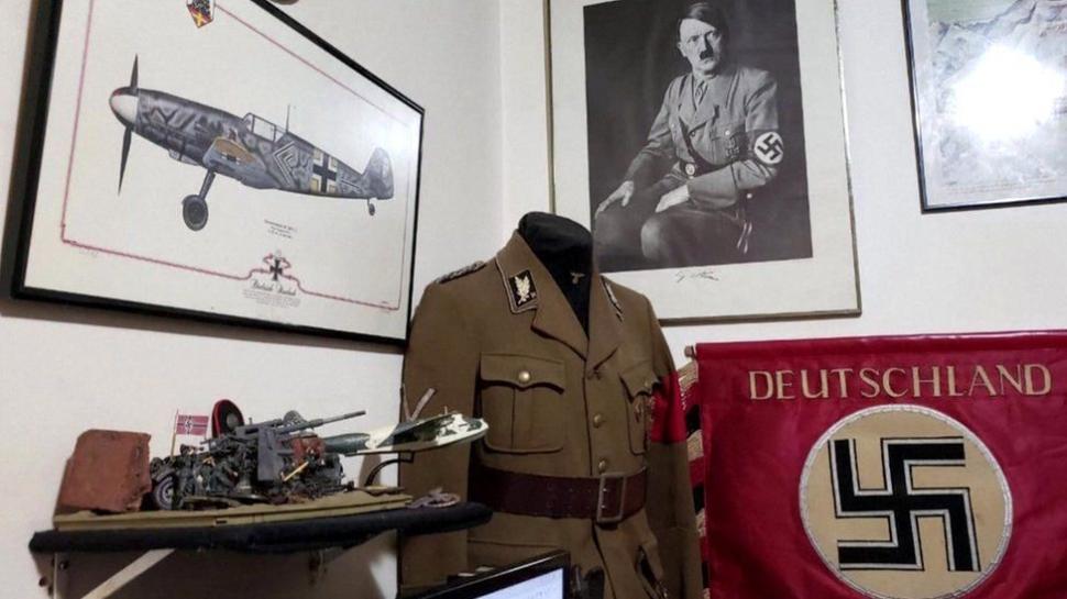 Armament și uniforme naziste de milioane de dolari, descoperite acasă la un suspect pedofil, în Rio 730537