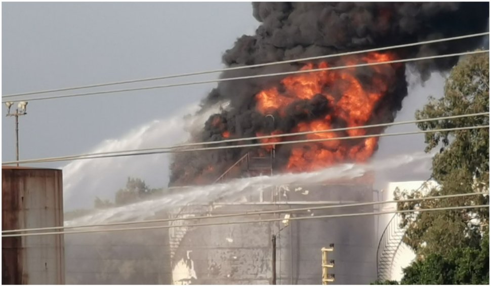 Un rezervor ce conținea benzen a explodat în Liban