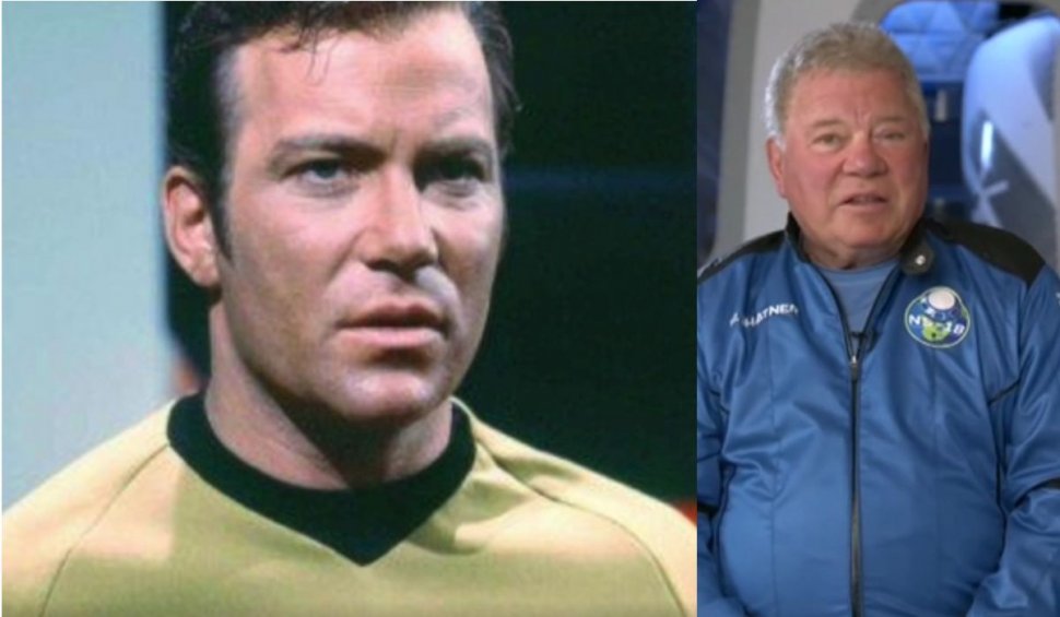 Căpitanul Kirk din "Star Trek" a dezvăluit de ce pleacă în spațiu la 90 de ani, într-o zi de 13, la bordul navei lui Jeff Bezos