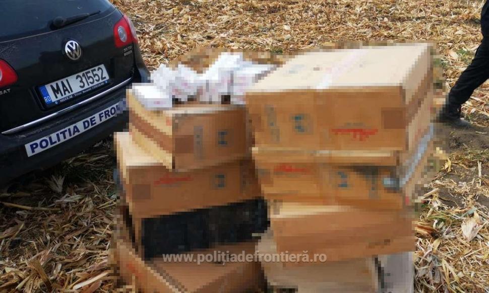Focuri de armă și urmărire ca în filme pentru a opri contrabandiștii de țigări din Botoşani 731088