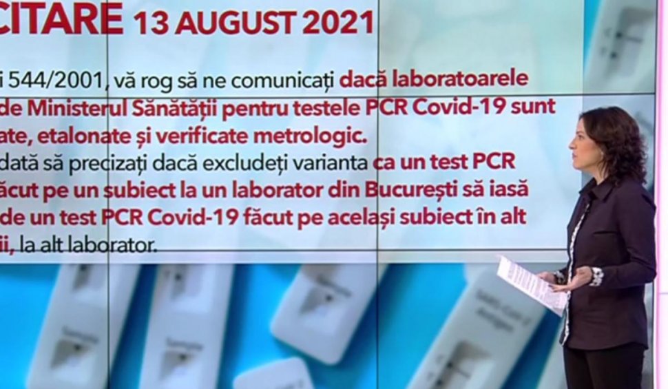 Sunt verificate laboratoarele acreditate pentru testele RT-PCR COVID-19? Ministerul Sănătății refuză de două luni să răspundă
