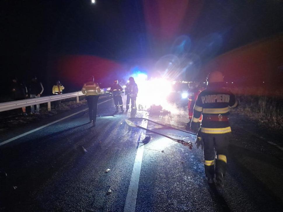 Motociclist carbonizat într-un cumplit accident pe centura Carei, în Satu Mare 731672