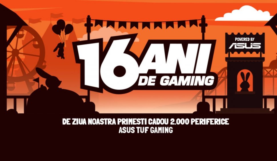 PC Garage sărbătoreşte 16 ani de gaming, oferind cadou 2.000 de periferice ASUS