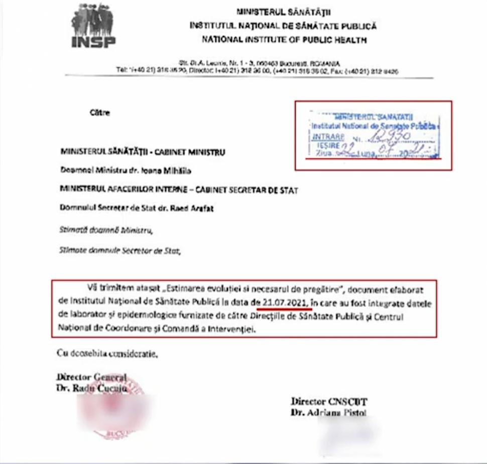 Câte avertizări legate de valul 4 al pandemiei a ignorat ministrul Sănătății, Ioana Mihăilă 732081