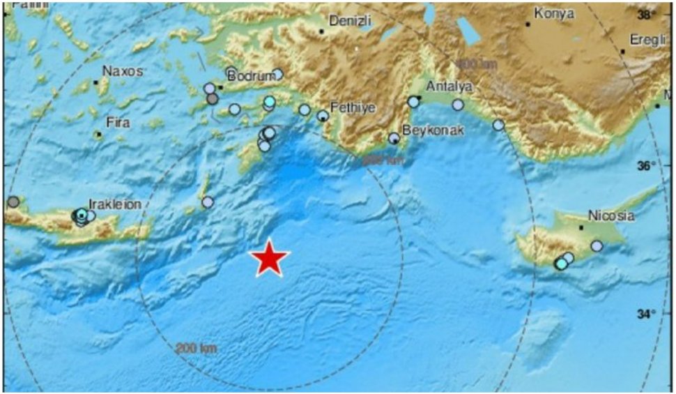 Insula greacă Karpathos, zguduită de un cutremur cu magnitudinea 6.1