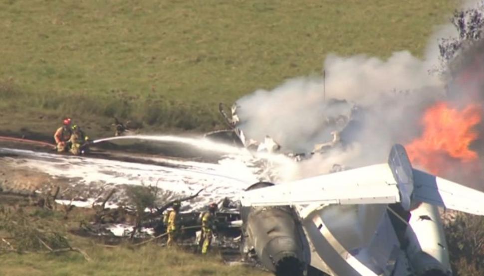 Toți pasagerii acestui avion în flăcări au scăpat cu viață. Soarta lor a fost hotărâtă într-o fracțiune de secundă 732239