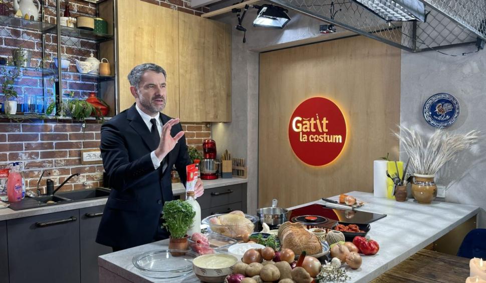 Friptură de pui la cuptor cu legume, rețeta lui Ștefan Lungu, la "Gătit la costum”. Principele Nicolae al României, invitatul special al ediției 2 732666