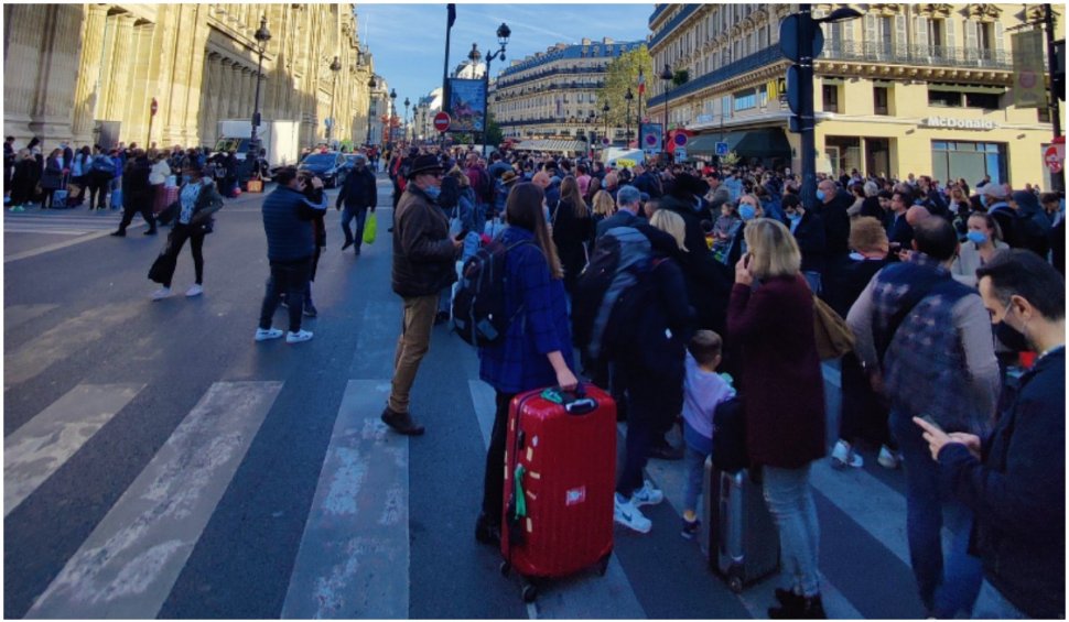 Alertă cu bombă în Gara de Nord din Paris