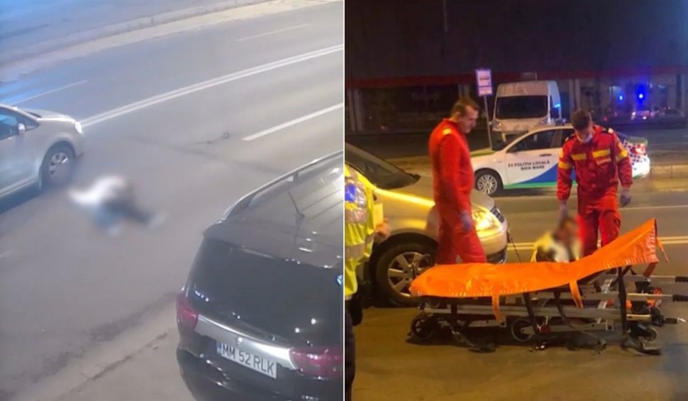 Un bărbat a coborât din autobuz și a fost lovit de o mașină, în timp ce traversa fără să se asigure, în Baia Mare