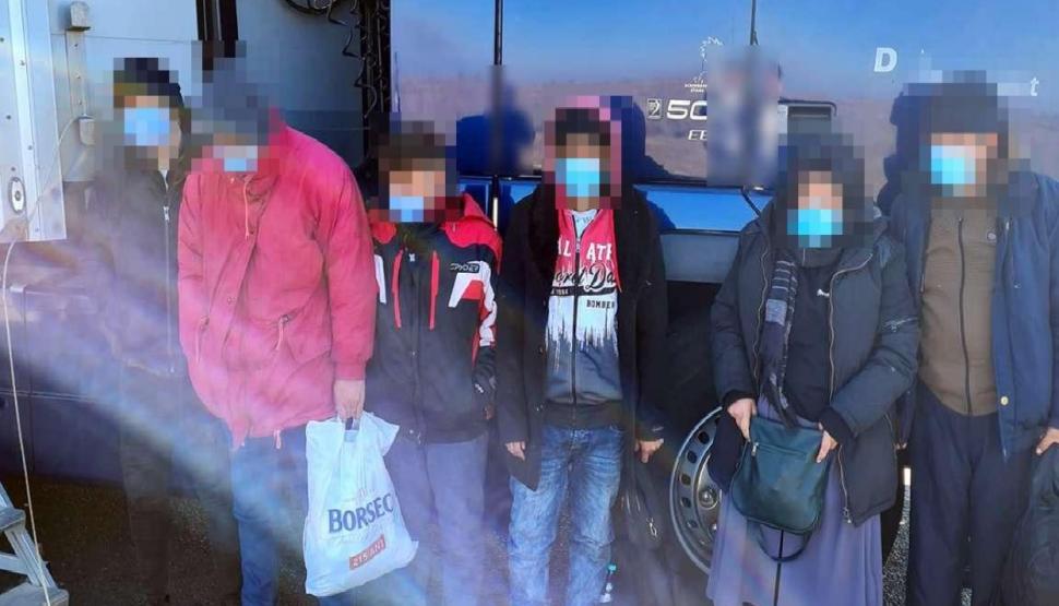 Polițiștii de frontieră au descoperit şase migranți afgani într-un TIR plin cu jucării de pluș  733882