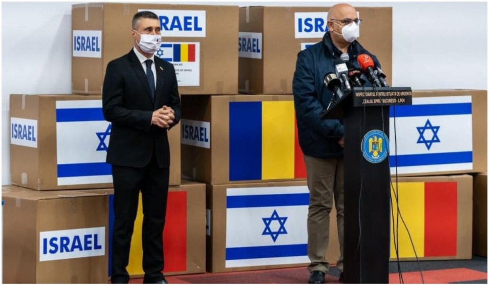Israelul vine în ajutorul României în criza COVID-19. Primele concentratoare de oxigen au ajuns la București