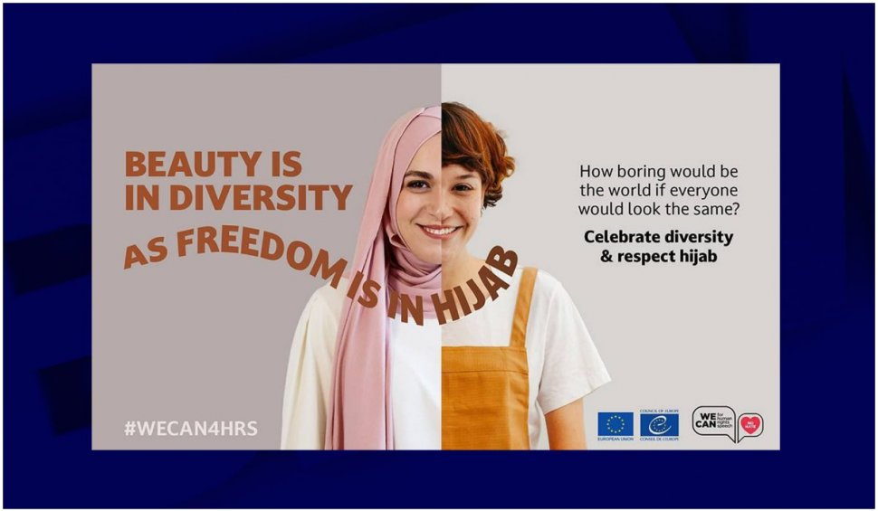 Contre în conducerea UE. Consiliul Europei a retras campania ”libertatea în hijab”, după criticile Franței