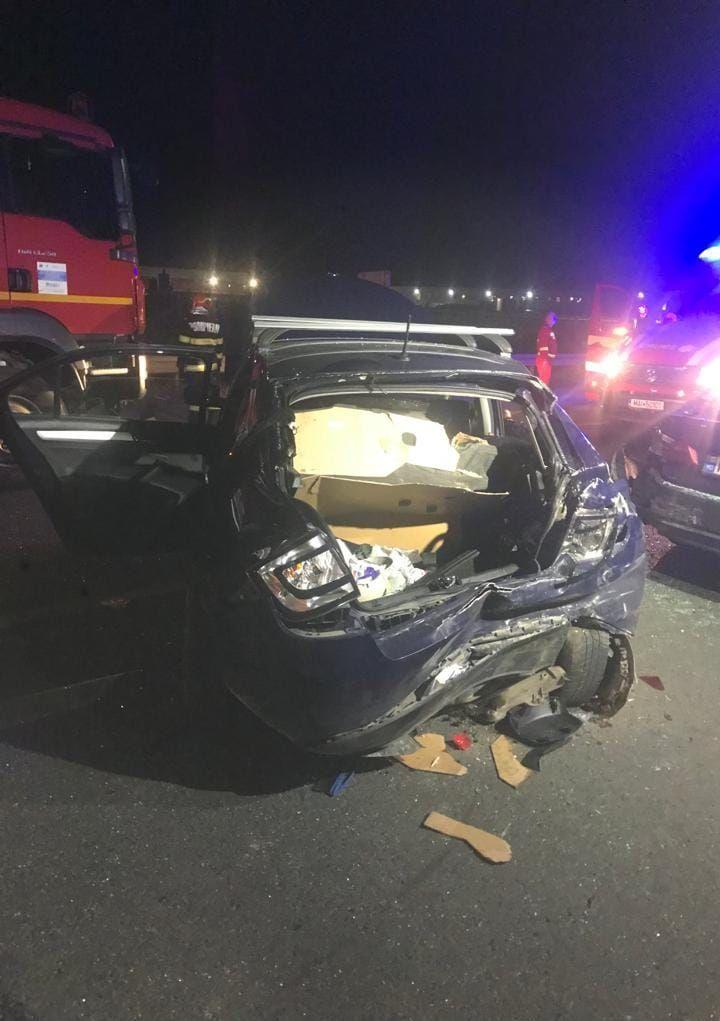 Carambol cu şase maşini, pe cel mai periculos drum din Cluj-Napoca 734584